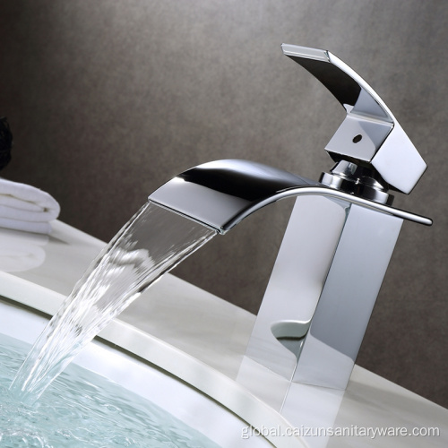 Basin Style Bathroom Faucets Deck Mounted Single Hole Sigle Handle Basin Faucet Factory